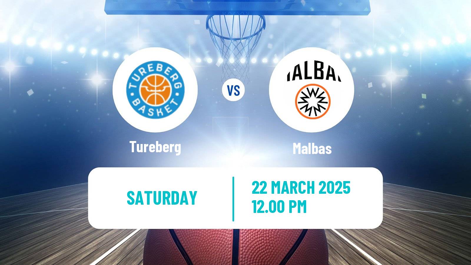 Basketball Swedish Superettan Basketball Tureberg - Malbas