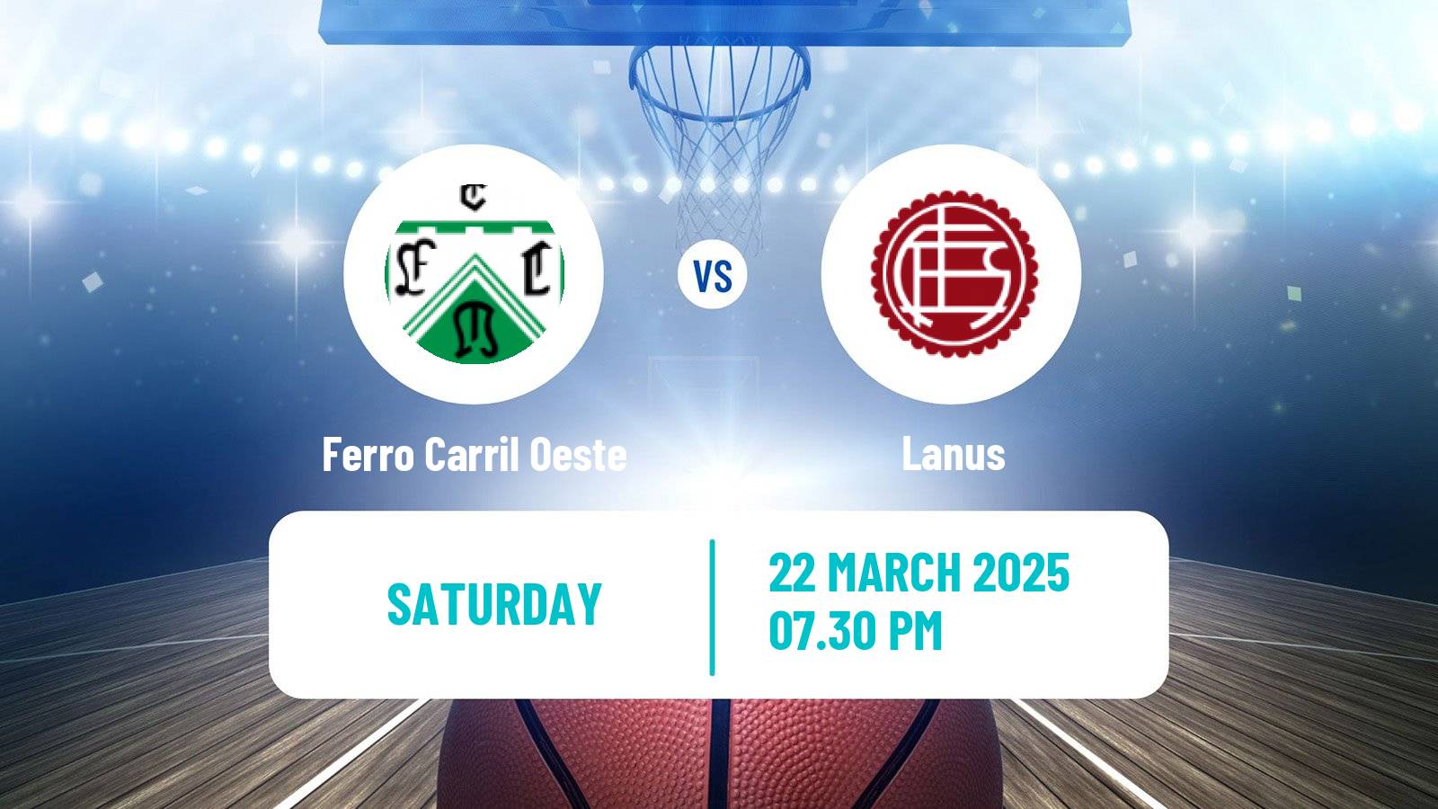 Basketball Argentinian Liga Femenina Basketball Ferro Carril Oeste - Lanus