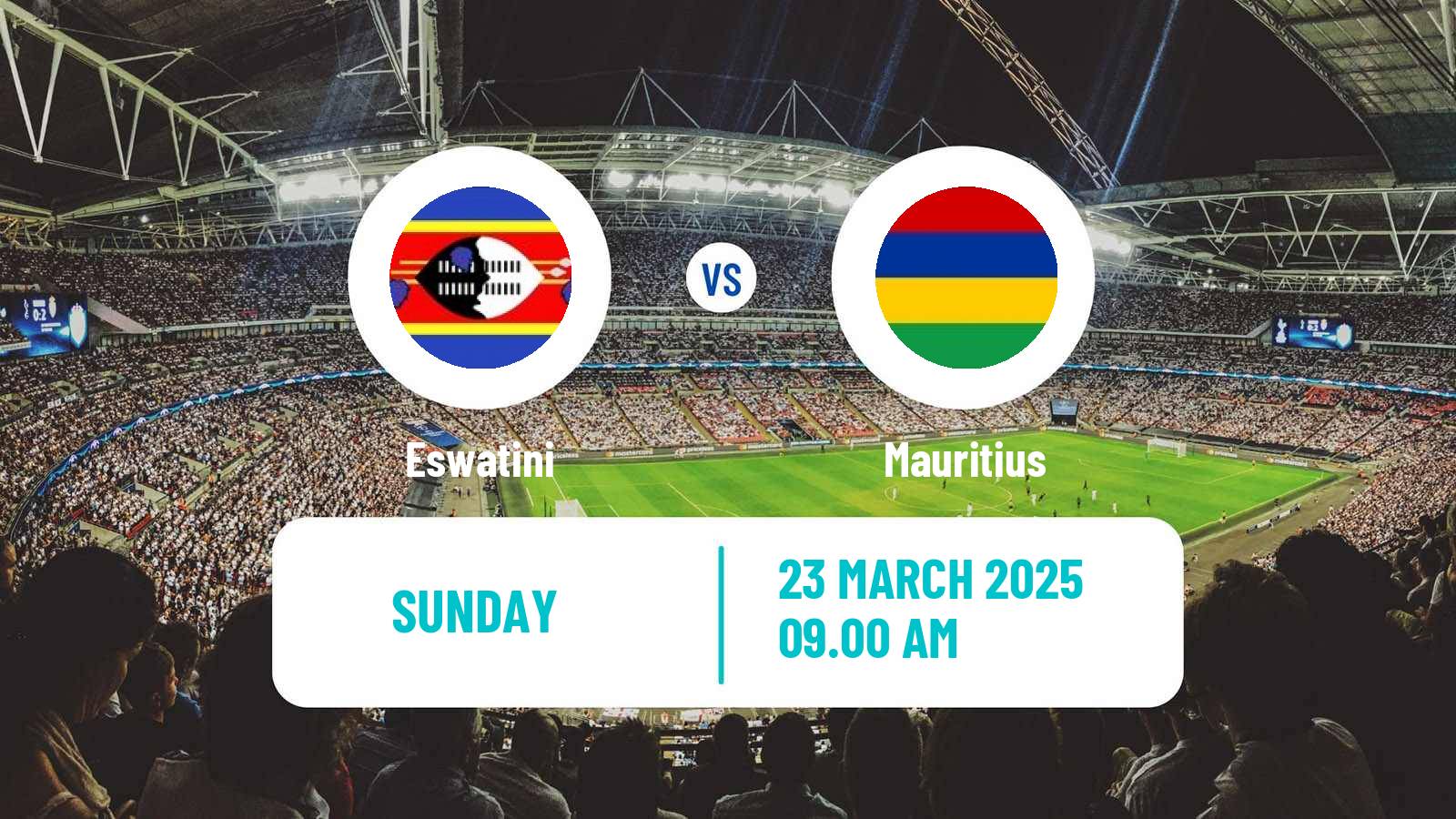 Soccer FIFA World Cup Eswatini - Mauritius