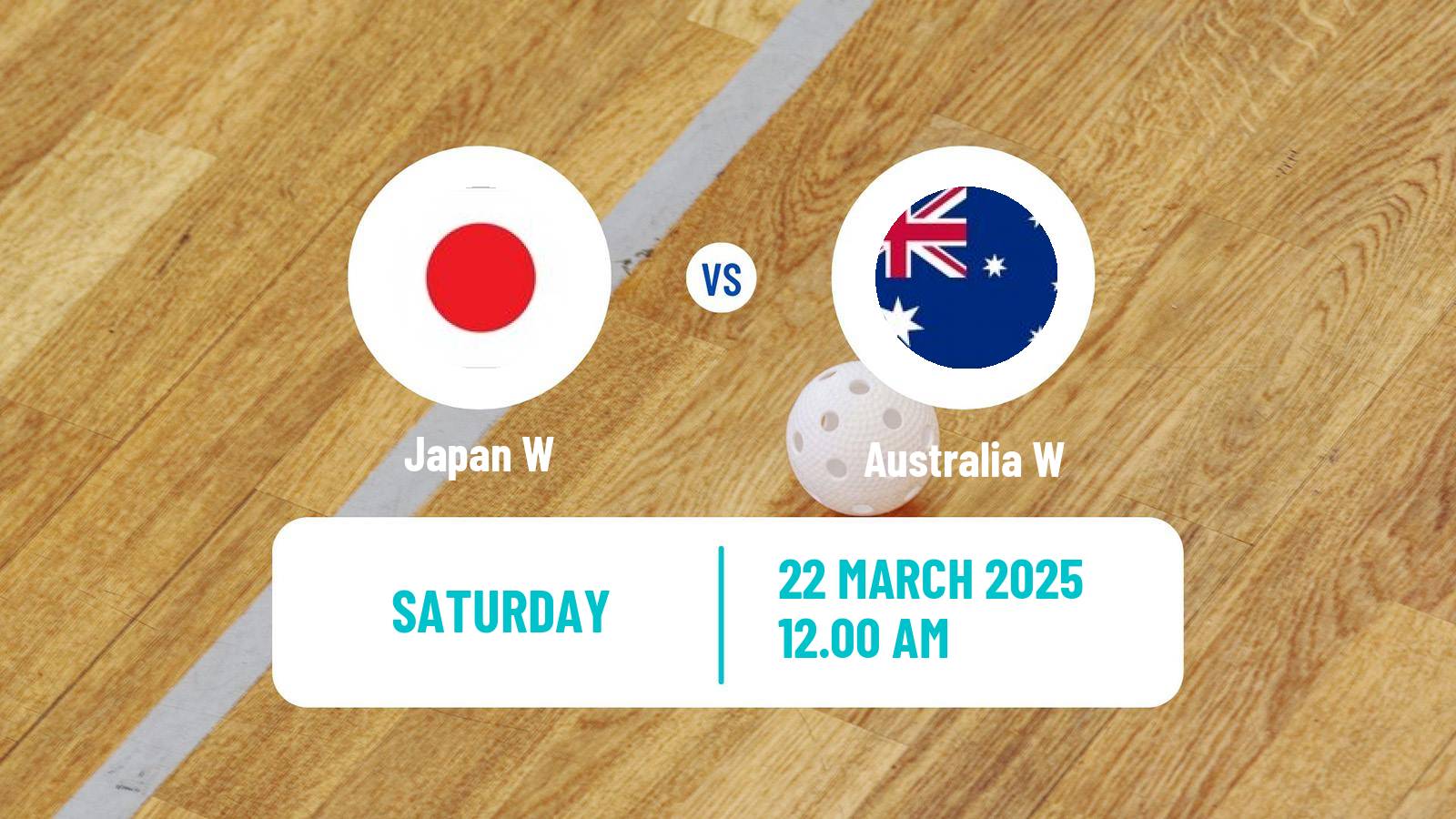 Floorball World Championship Floorball Women Japan W - Australia W