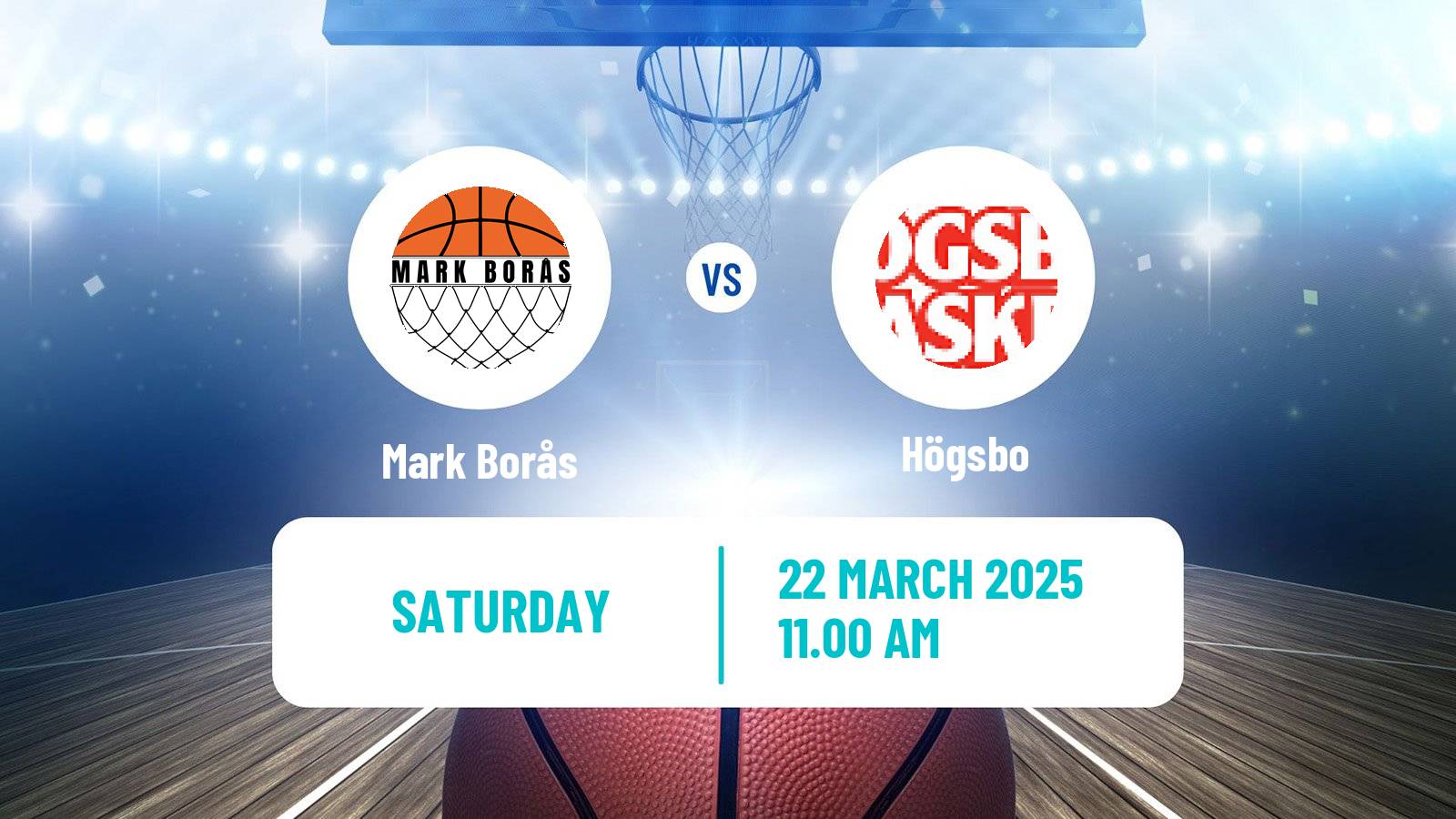 Basketball Swedish Basketligan Women Mark Borås - Högsbo