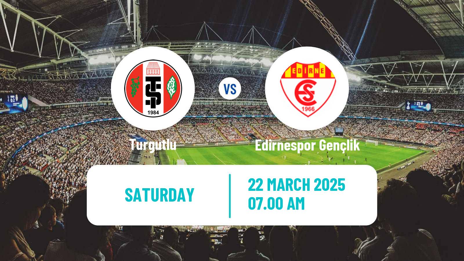 Soccer Turkish 3 Lig Group 4 Turgutlu - Edirnespor Gençlik