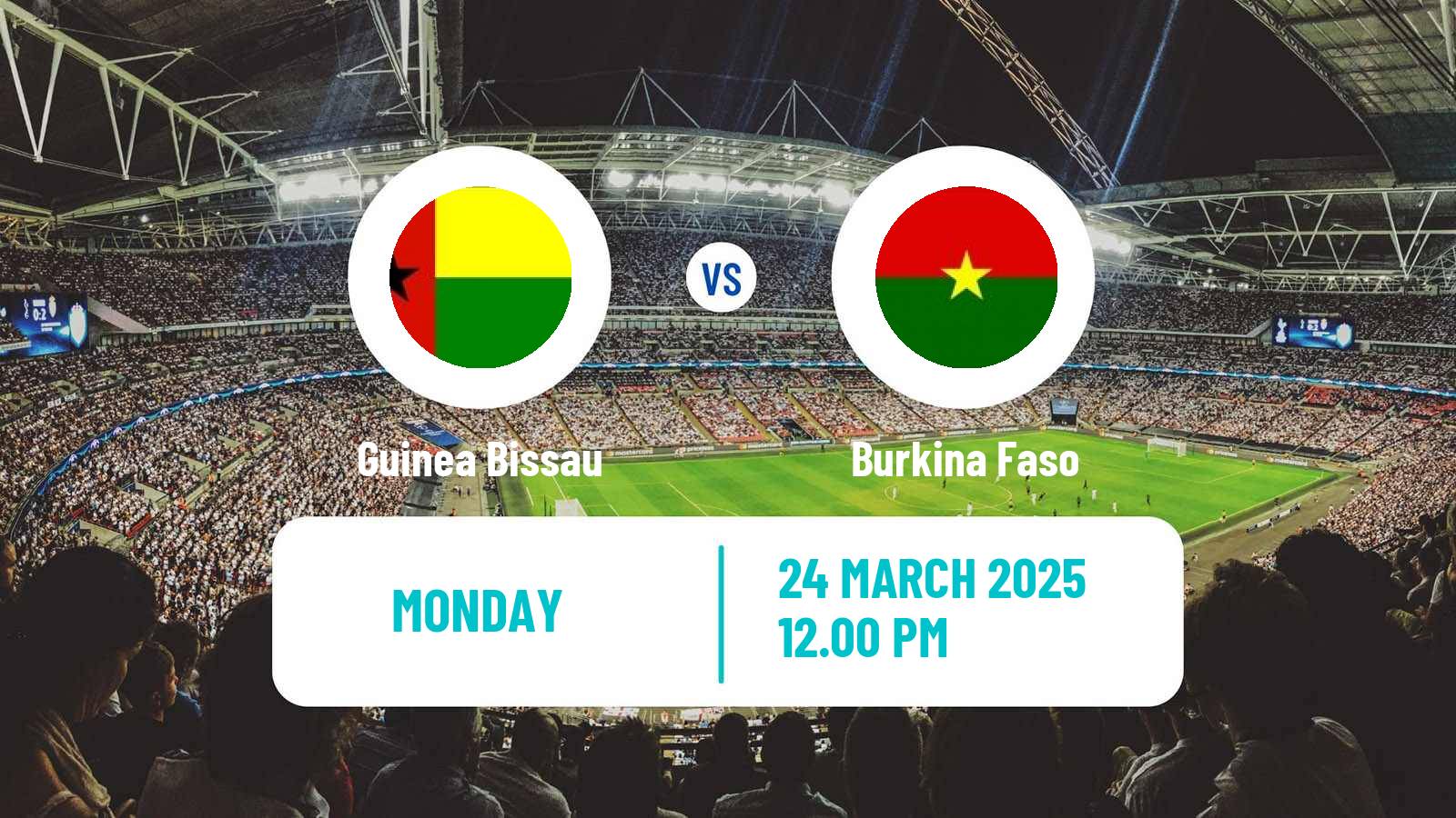 Soccer FIFA World Cup Guinea Bissau - Burkina Faso