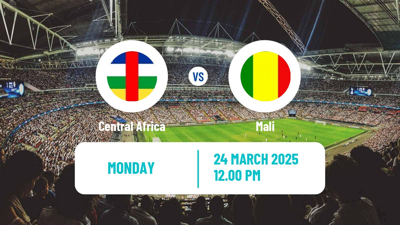 Soccer FIFA World Cup Central Africa - Mali