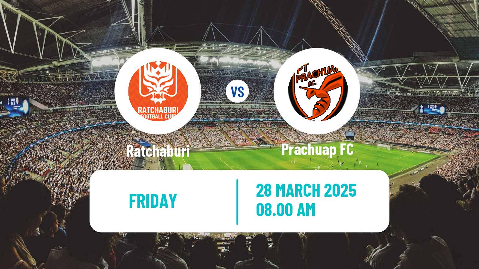 Soccer Thai League 1 Ratchaburi - Prachuap