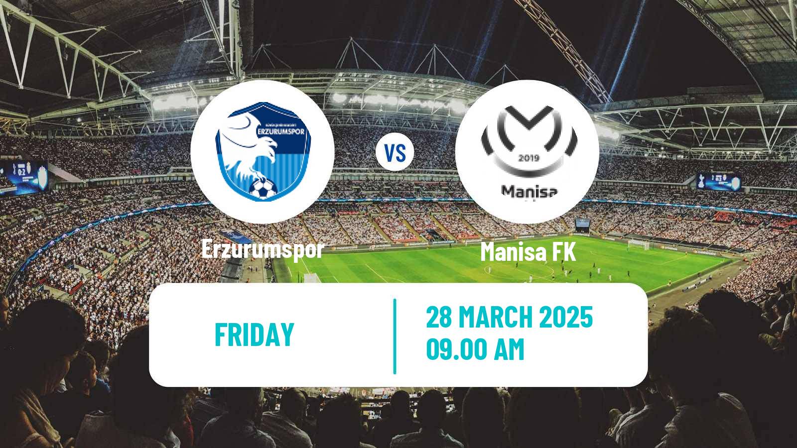 Soccer Turkish First League Erzurumspor - Manisa FK