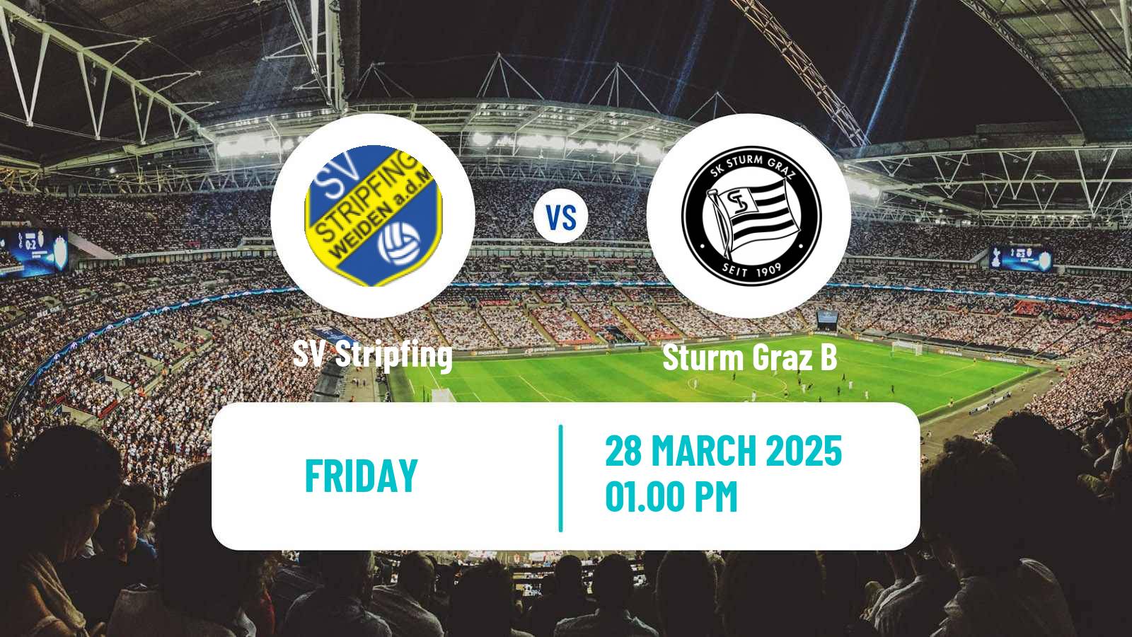 Soccer Austrian 2 Liga Stripfing - Sturm Graz B