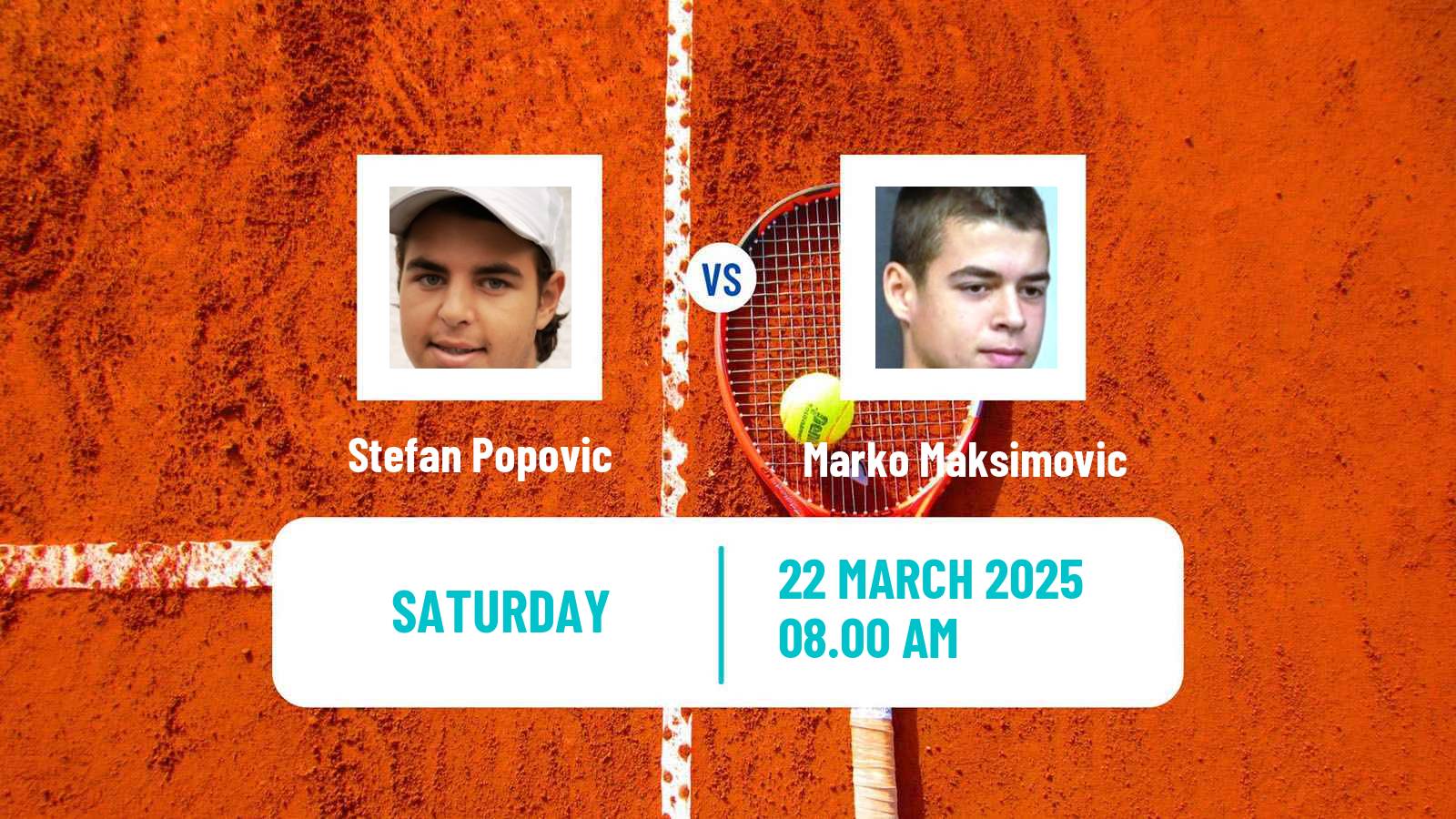 Tennis ITF M15 Rovinj Men Stefan Popovic - Marko Maksimovic