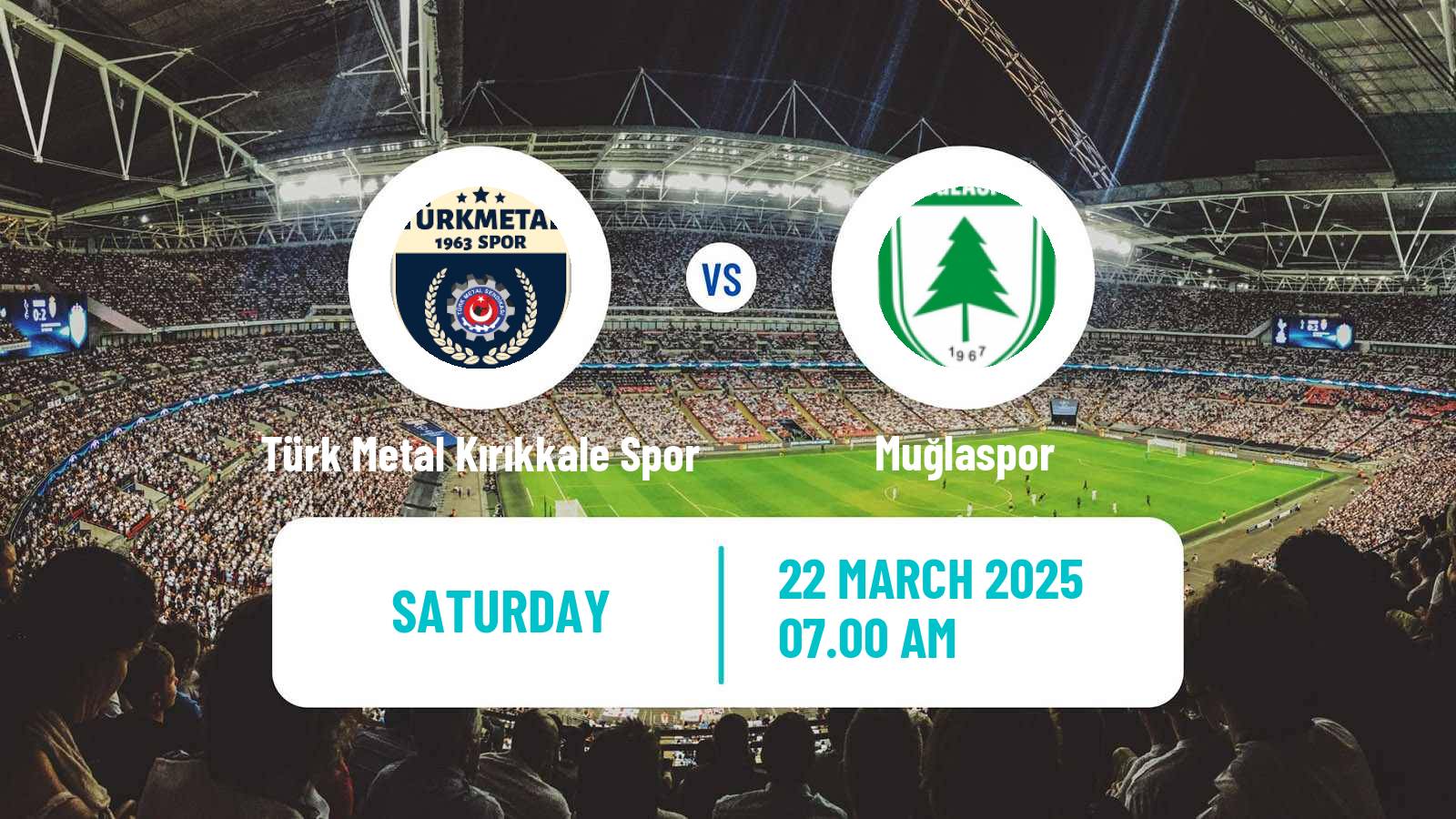 Soccer Turkish 3 Lig Group 2 Türk Metal Kırıkkale Spor - Muğlaspor