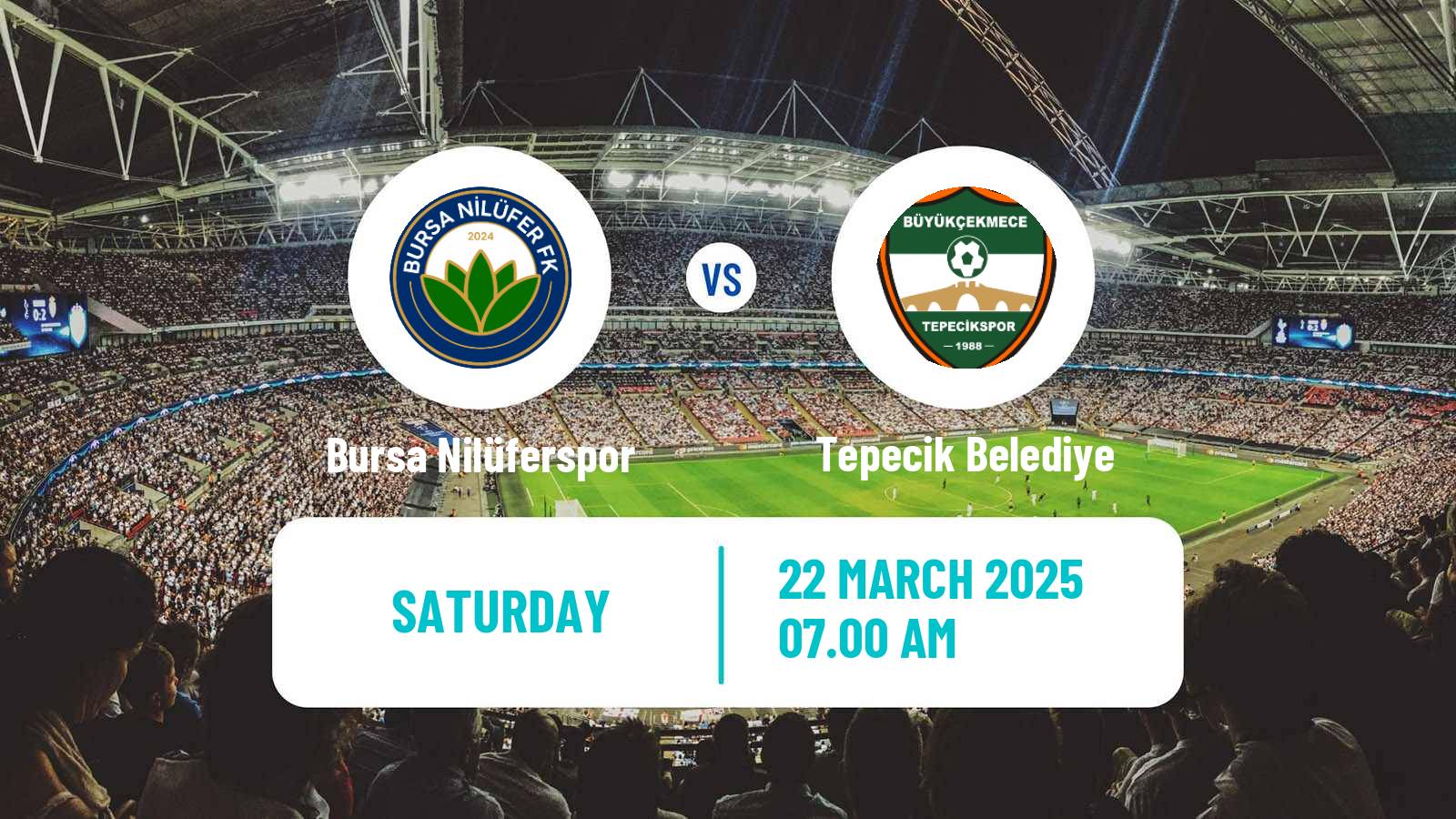 Soccer Turkish 3 Lig Group 4 Bursa Nilüferspor - Tepecik Belediye