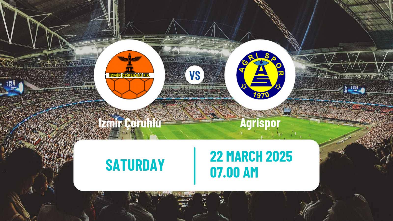 Soccer Turkish 3 Lig Group 4 Izmir Çoruhlu - Agrispor