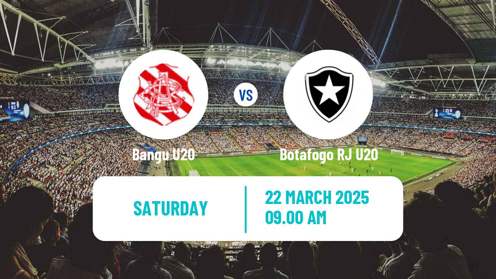 Soccer Brazilian Copa Rio U20 Bangu U20 - Botafogo RJ U20