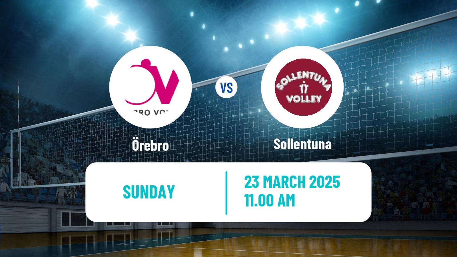 Volleyball Swedish Elitserien Volleyball Women Örebro - Sollentuna