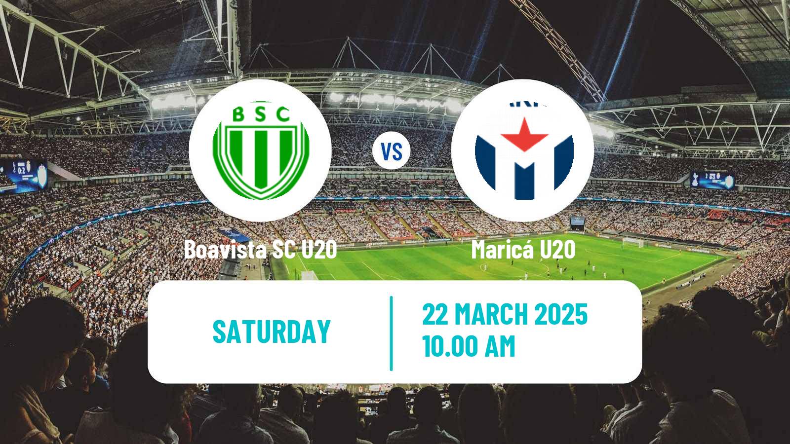 Soccer Brazilian Copa Rio U20 Boavista SC U20 - Maricá U20