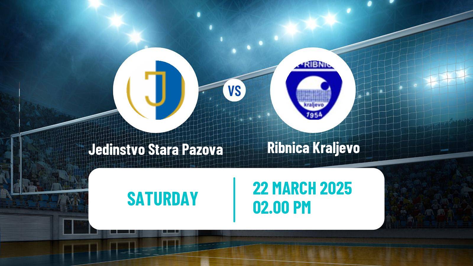 Volleyball Serbian Liga Volleyball Jedinstvo Stara Pazova - Ribnica Kraljevo