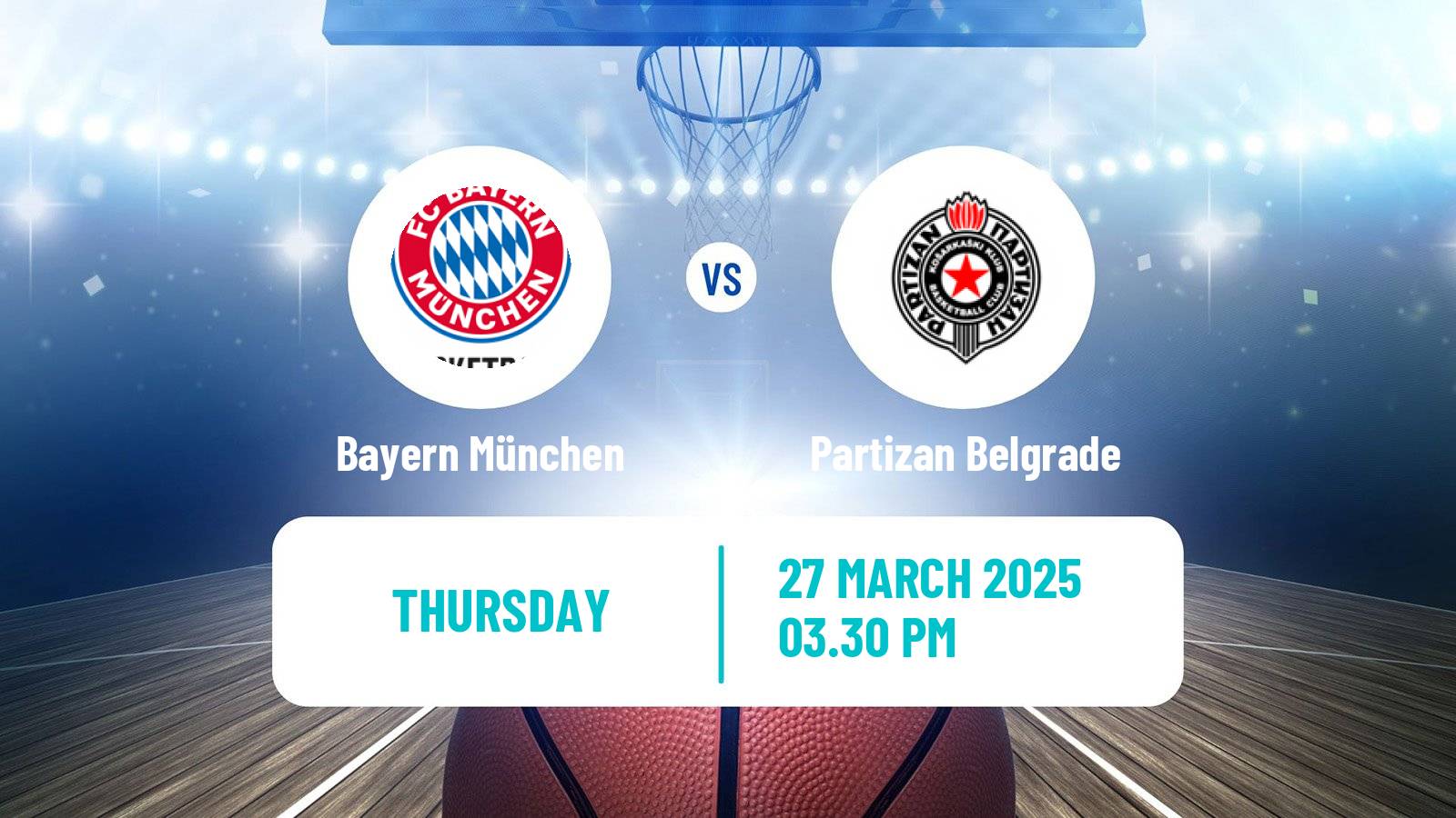 Basketball Euroleague Bayern München - Partizan Belgrade