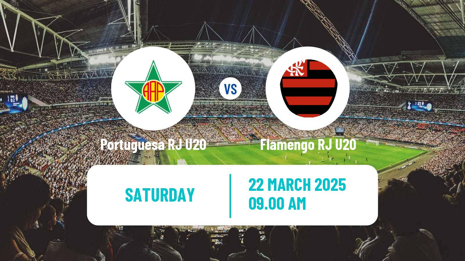 Soccer Brazilian Copa Rio U20 Portuguesa RJ U20 - Flamengo RJ U20