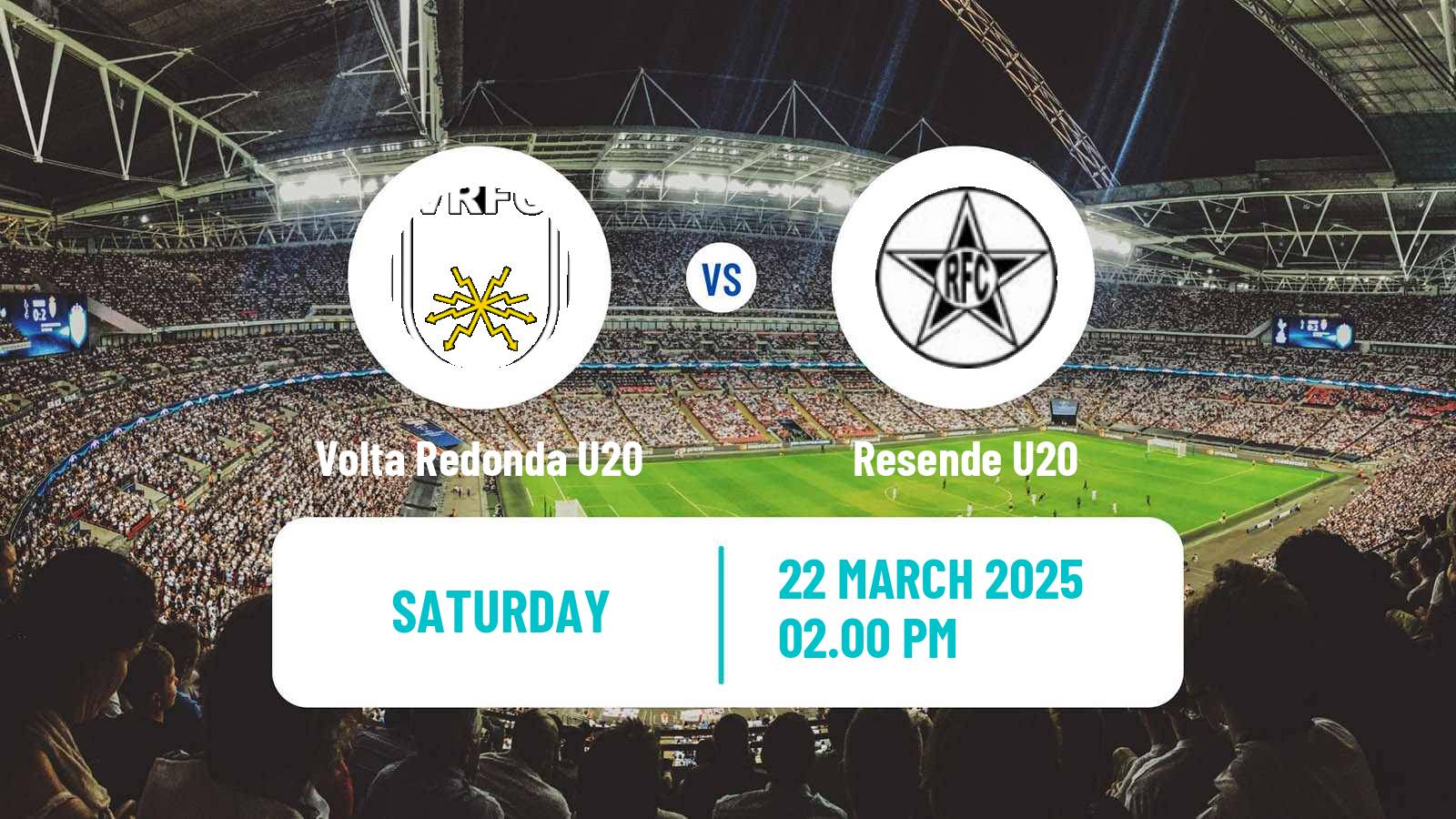 Soccer Brazilian Copa Rio U20 Volta Redonda U20 - Resende U20