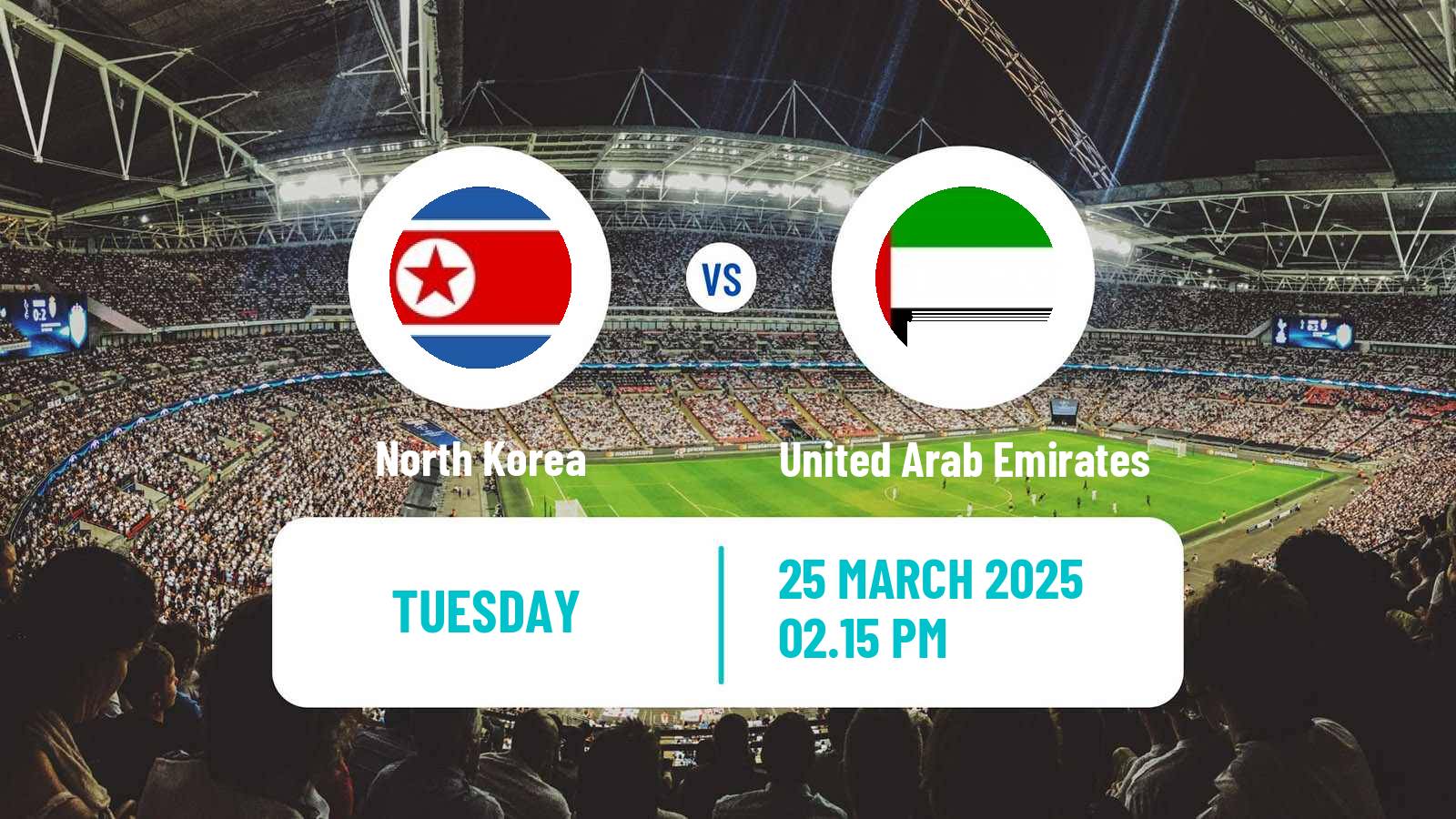 Soccer FIFA World Cup North Korea - United Arab Emirates
