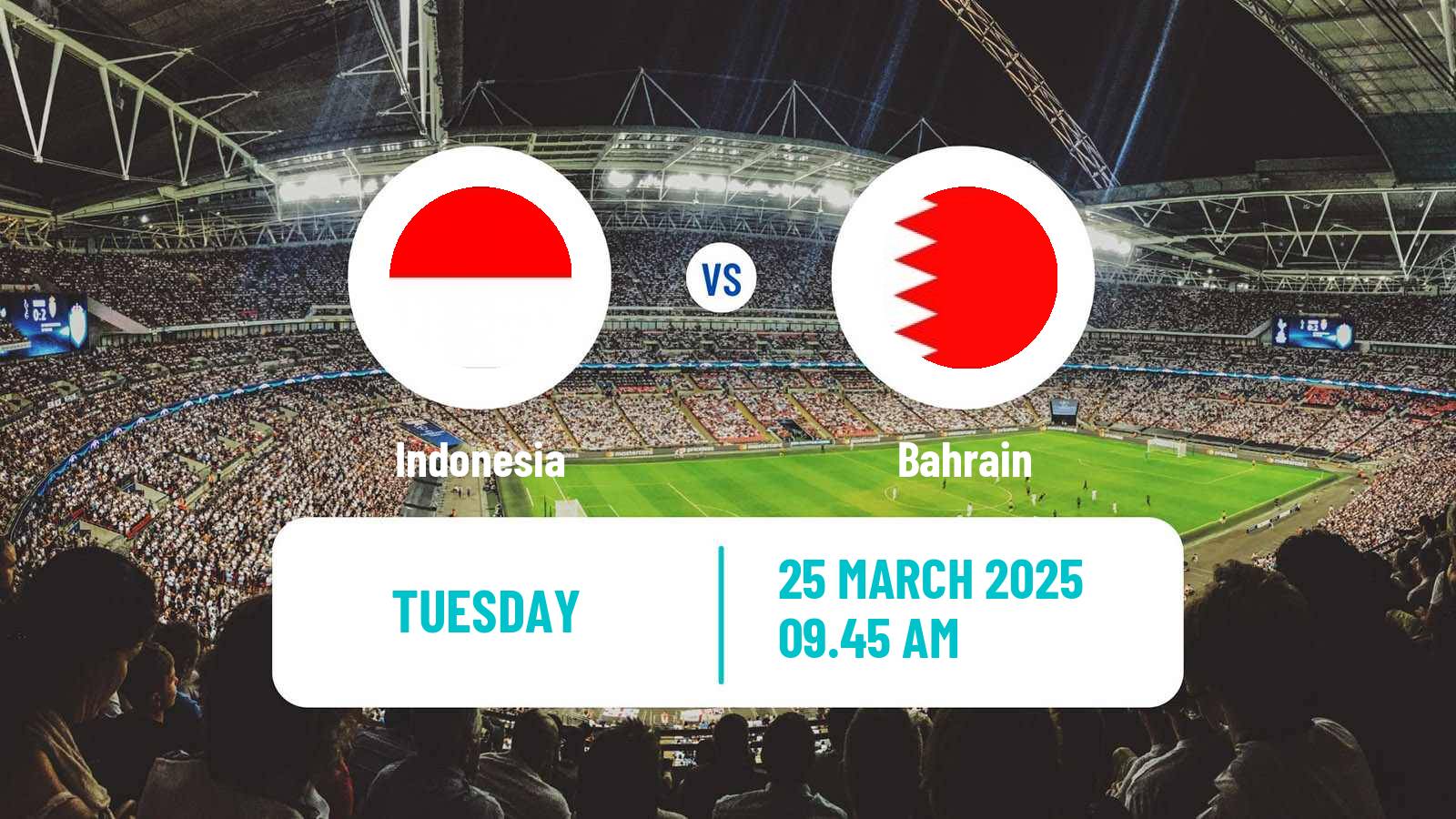 Soccer FIFA World Cup Indonesia - Bahrain