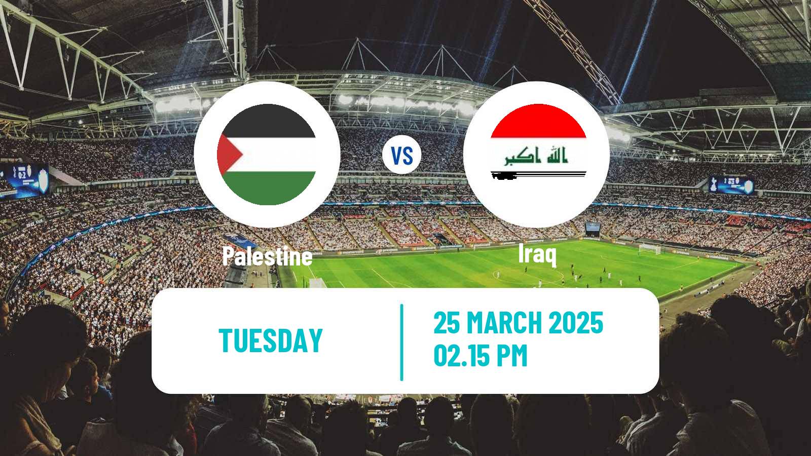 Soccer FIFA World Cup Palestine - Iraq