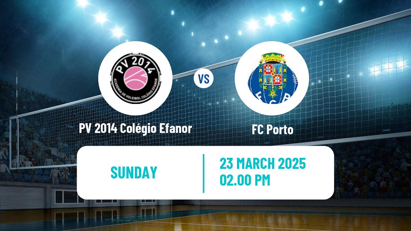 Volleyball Portuguese 1 Divisao Volleyball Women PV 2014 Colégio Efanor - FC Porto