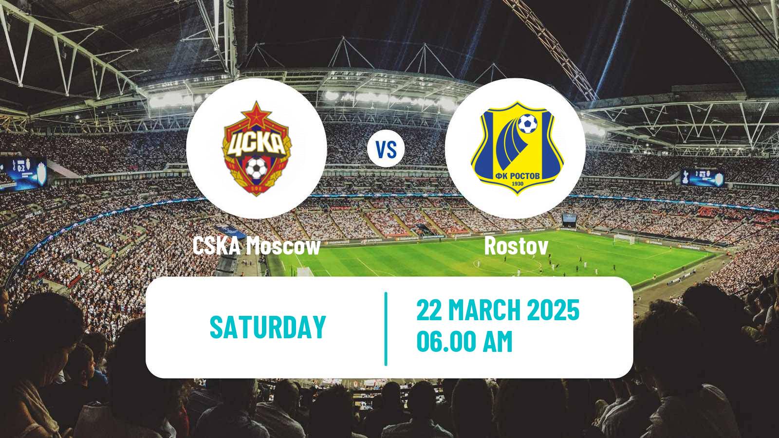 Soccer Russian Supreme Division Women CSKA Moscow - Rostov
