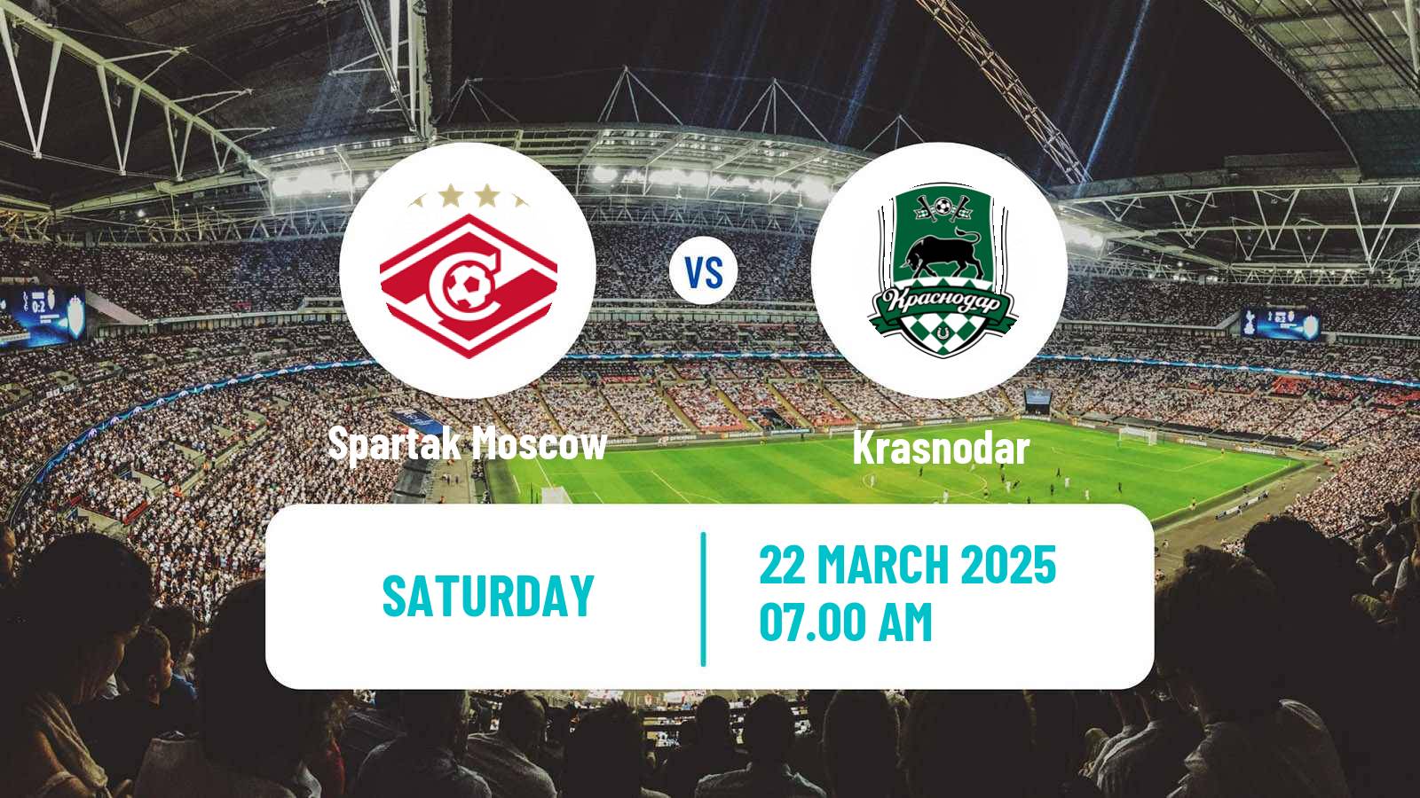 Soccer Russian Supreme Division Women Spartak Moscow - Krasnodar