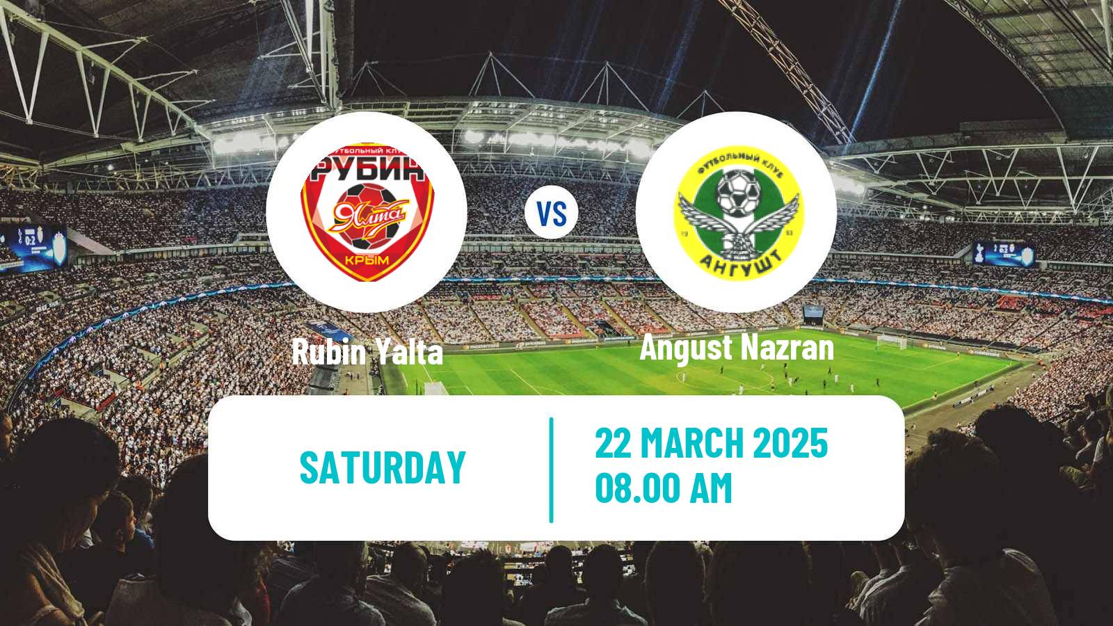 Soccer FNL 2 Division B Group 1 Rubin Yalta - Angust Nazran