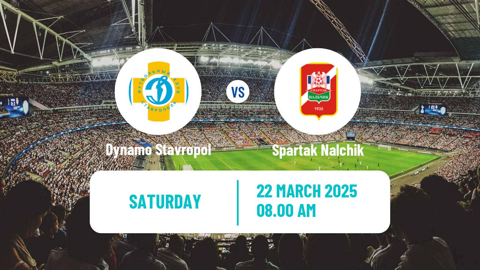 Soccer FNL 2 Division B Group 1 Dynamo Stavropol - Spartak Nalchik