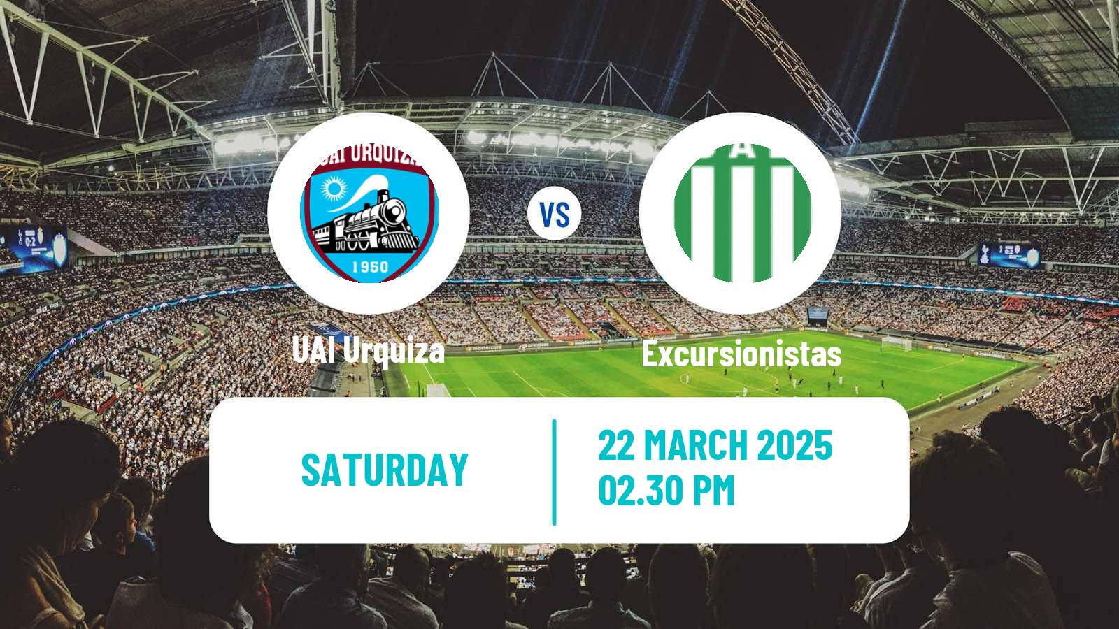 Soccer Argentinian Primera B UAI Urquiza - Excursionistas
