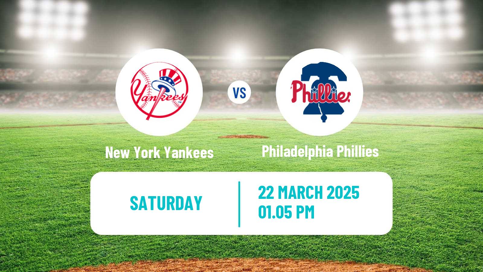Baseball MLB Spring Training New York Yankees - Philadelphia Phillies