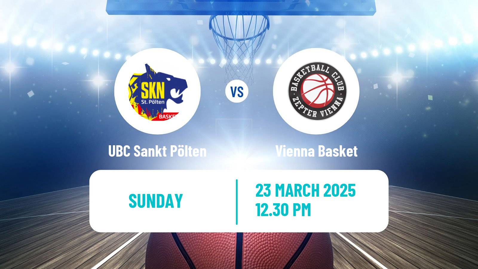Basketball Austrian Superliga Basketball UBC Sankt Pölten - Vienna Basket