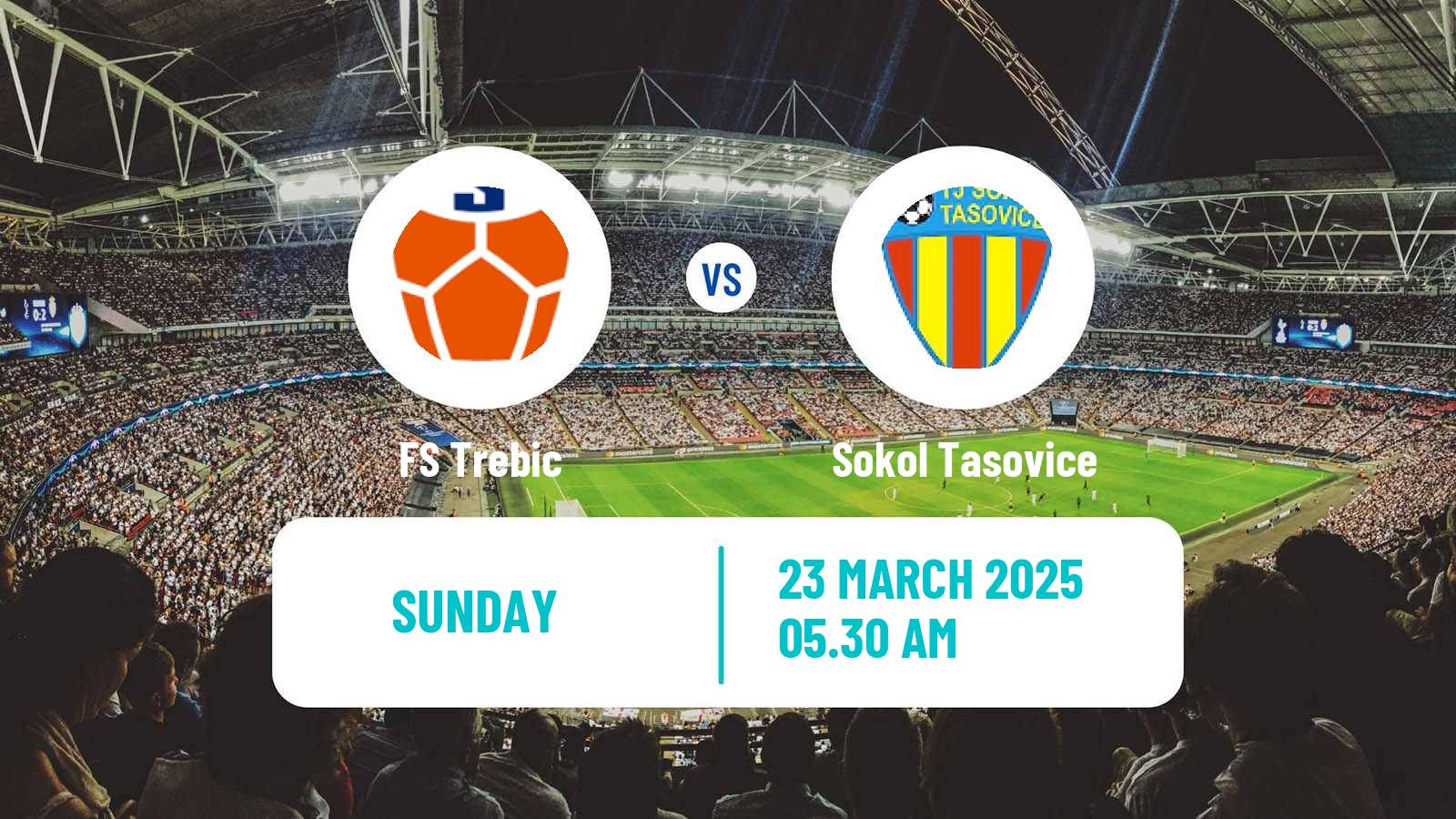 Soccer Czech Division D FS Trebic - Sokol Tasovice