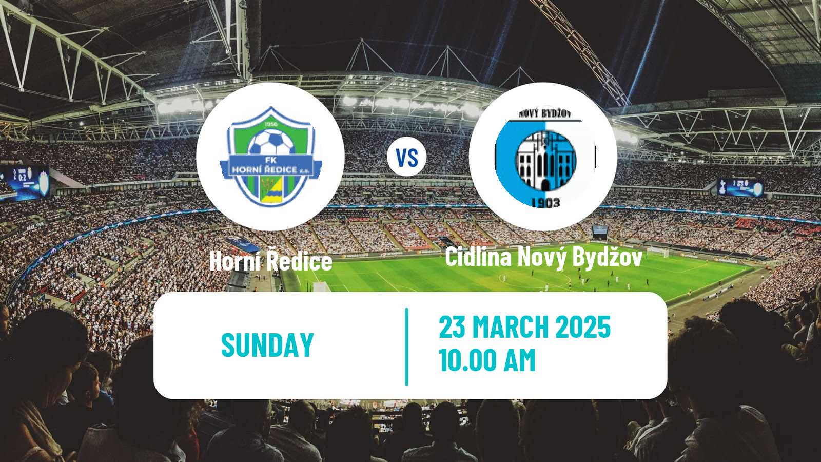 Soccer Czech Division C Horní Ředice - Cidlina Nový Bydžov