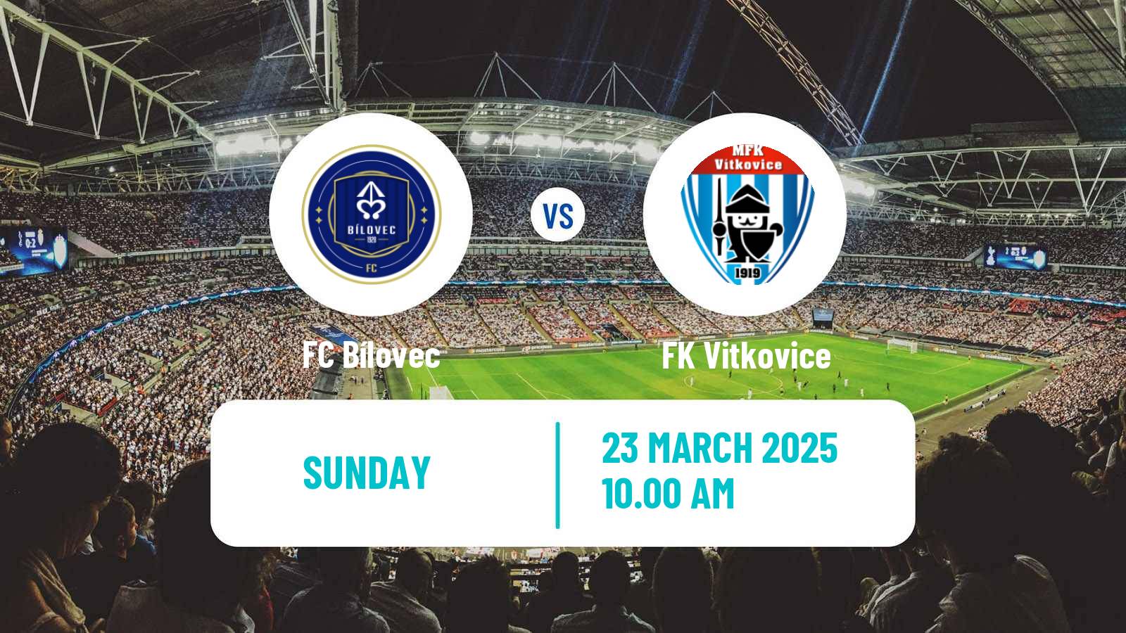 Football Czech Division F Bílovec - Vitkovice