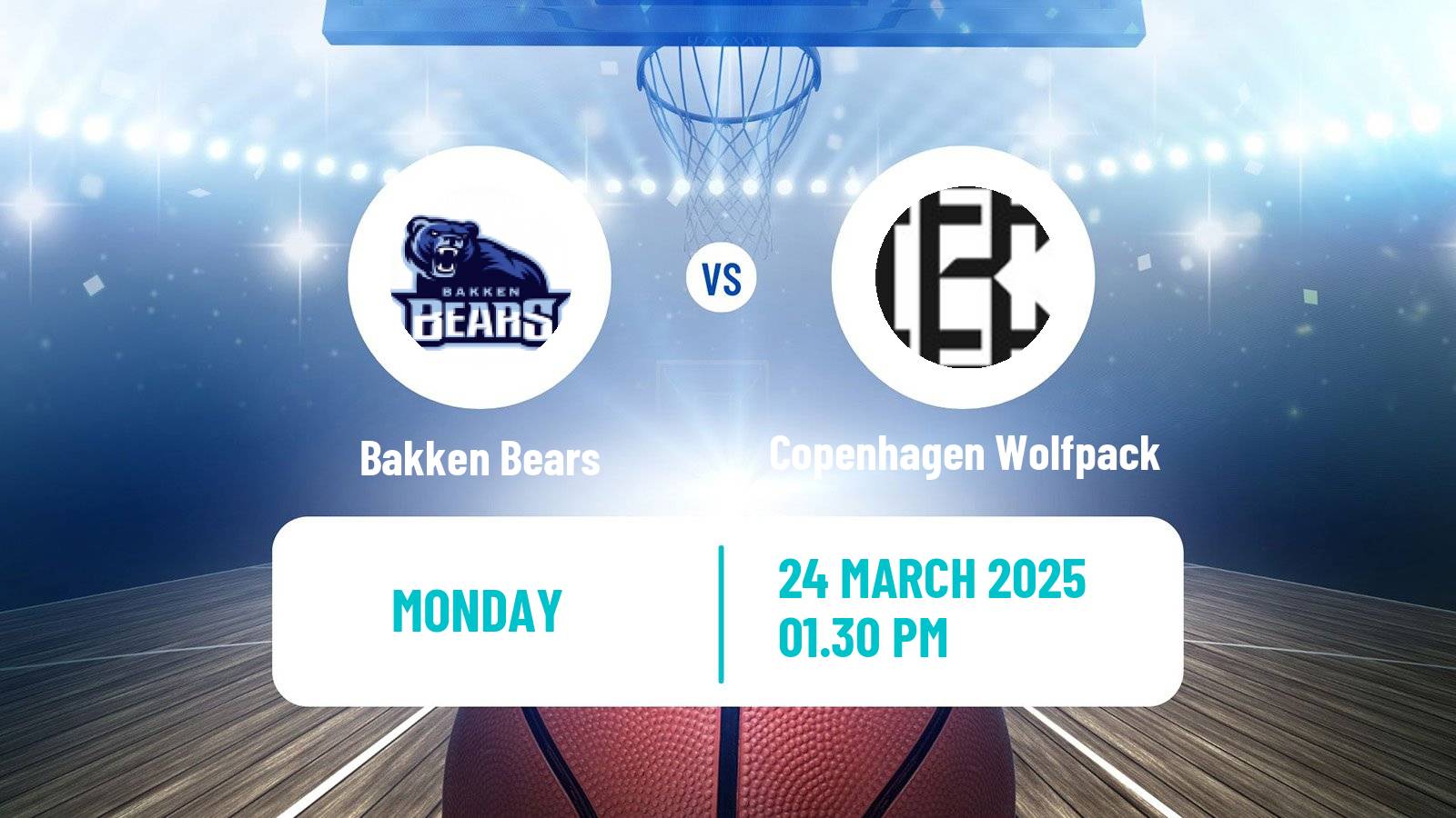 Basketball Danish Basketligaen Bakken Bears - Copenhagen Wolfpack