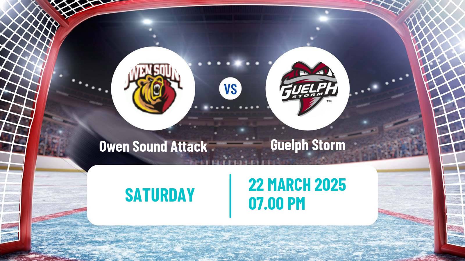 Hockey OHL Owen Sound Attack - Guelph Storm
