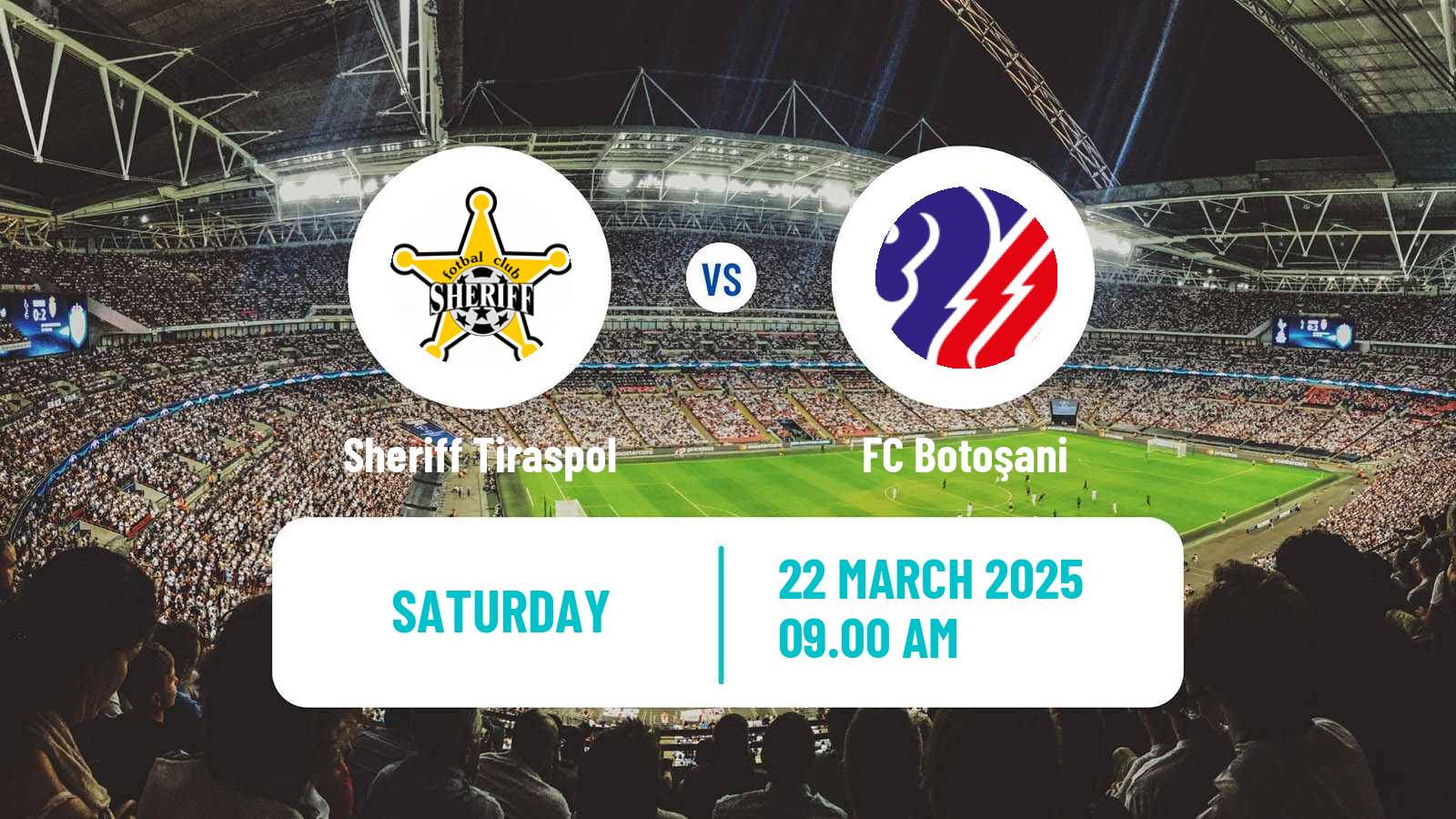 Soccer Club Friendly Sheriff Tiraspol - Botoșani