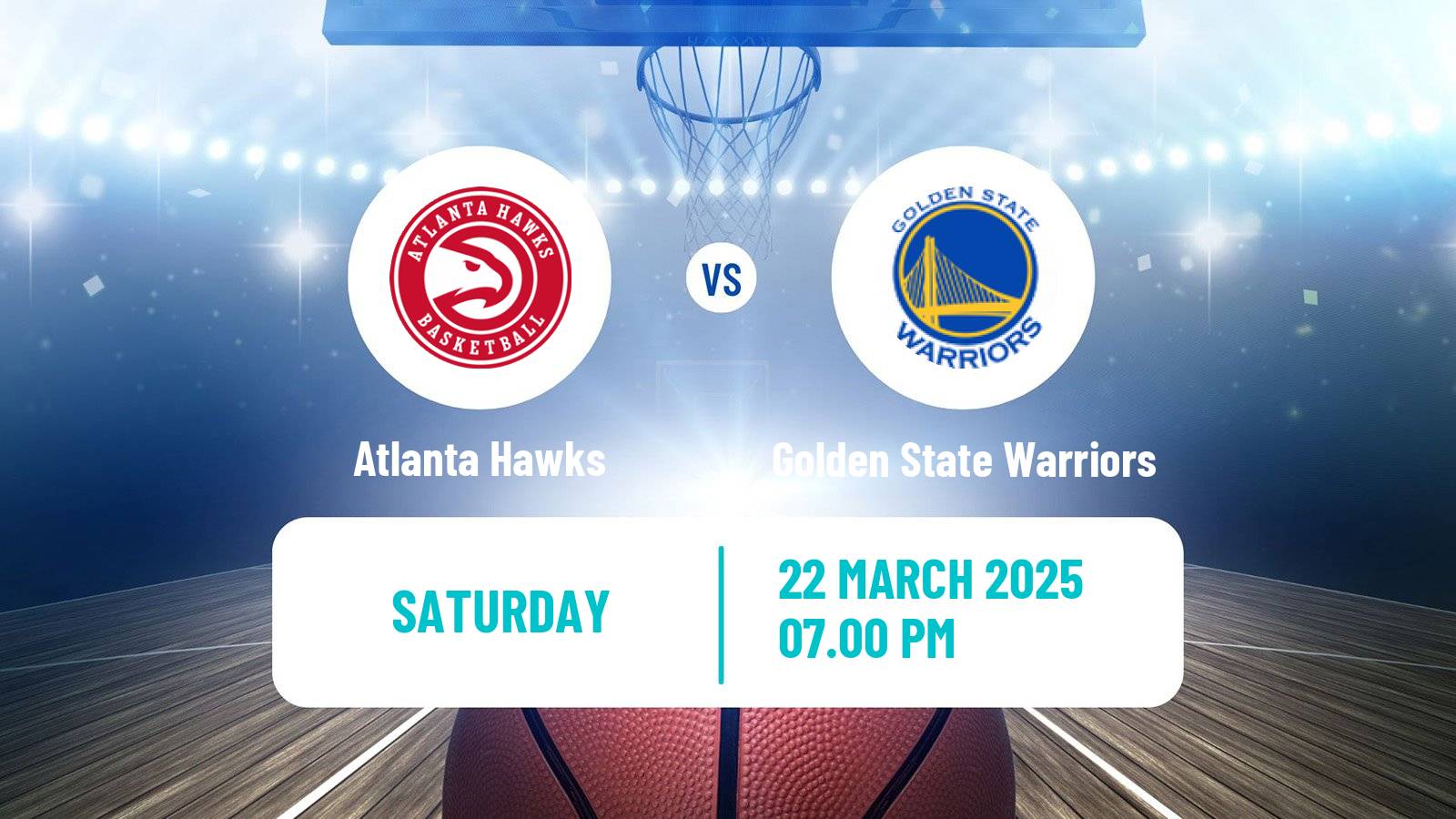 Basketball NBA Atlanta Hawks - Golden State Warriors