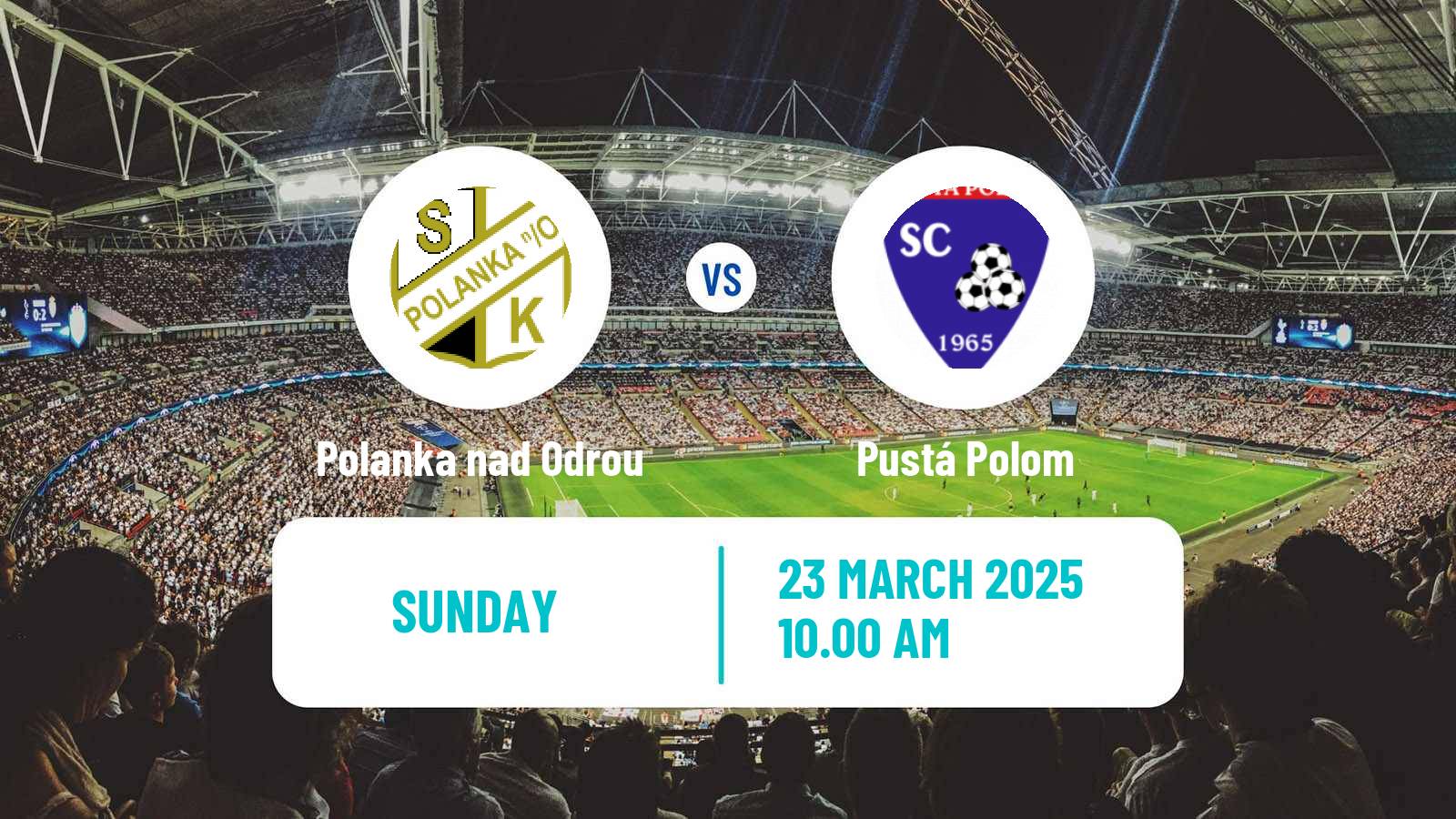 Soccer Czech Division F Polanka nad Odrou - Pustá Polom
