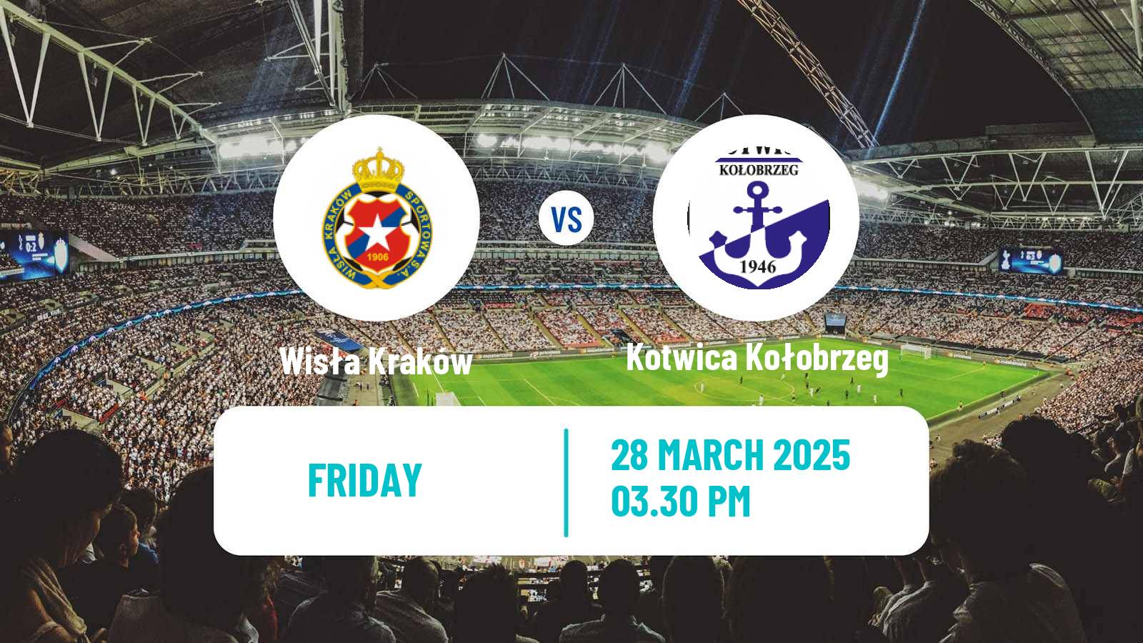Soccer Polish Division 1 Wisła Kraków - Kotwica Kołobrzeg