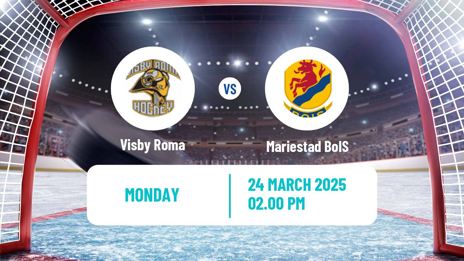 Hockey Swedish Hockey AllEttan Norra Visby Roma - Mariestad BoIS