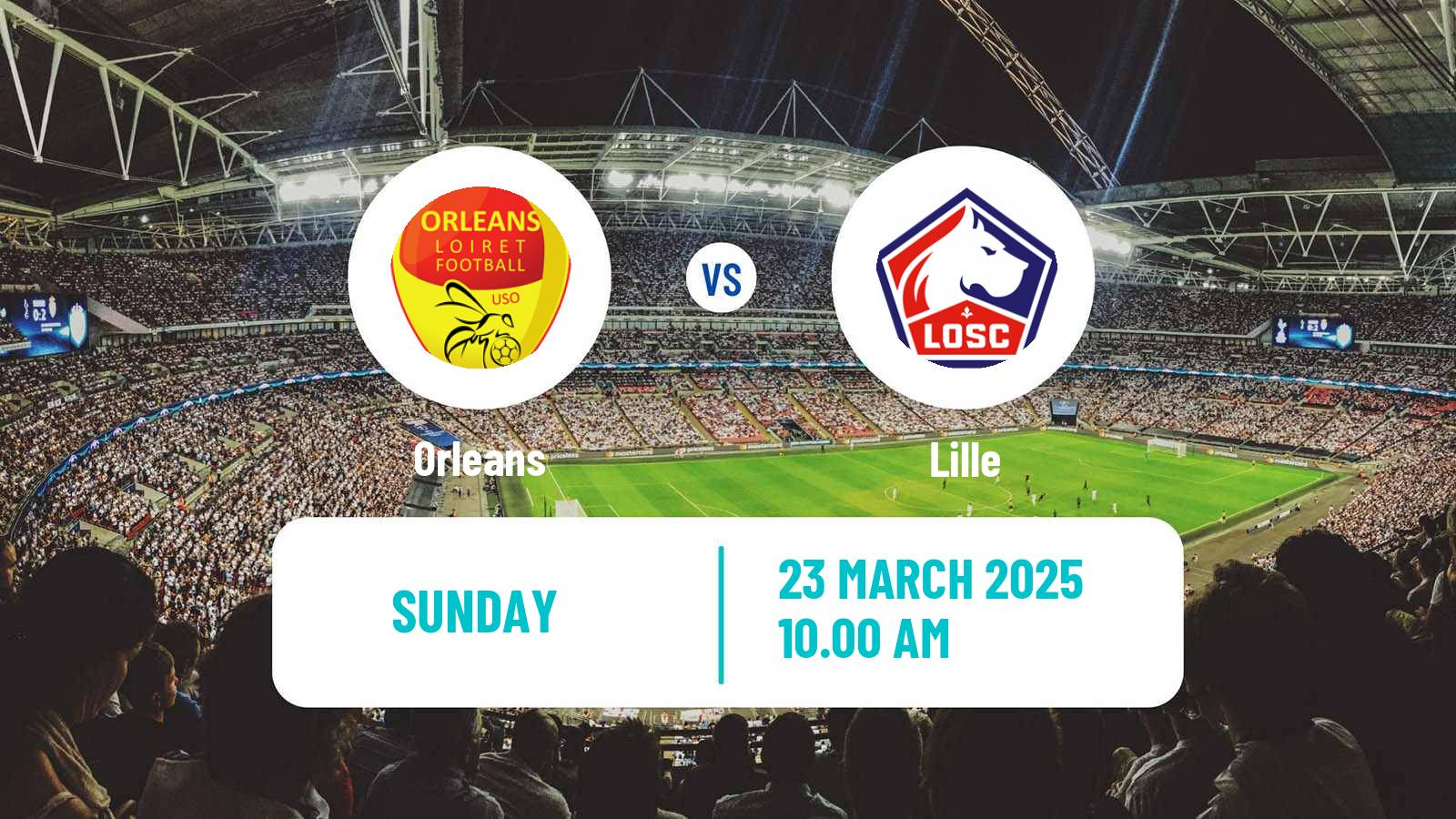 Soccer French Division 2 Women Orleans - Lille