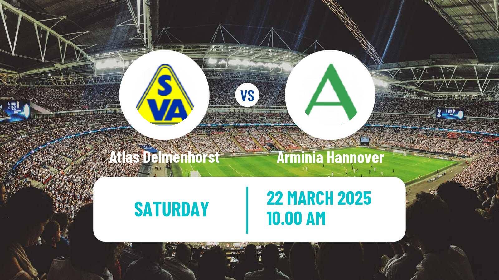 Soccer German Oberliga Niedersachsen Atlas Delmenhorst - Arminia Hannover