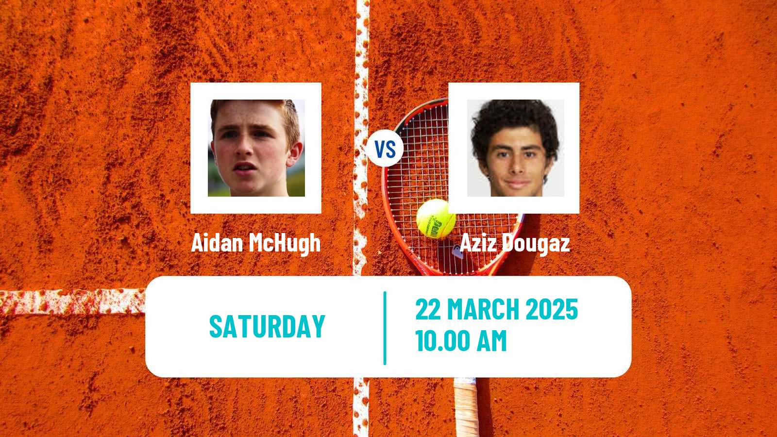 Tennis ITF M25 Santo Domingo Men Aidan McHugh - Aziz Dougaz