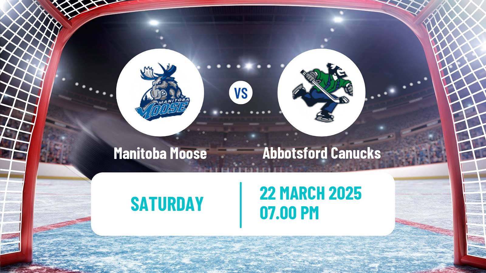 Hockey AHL Manitoba Moose - Abbotsford Canucks