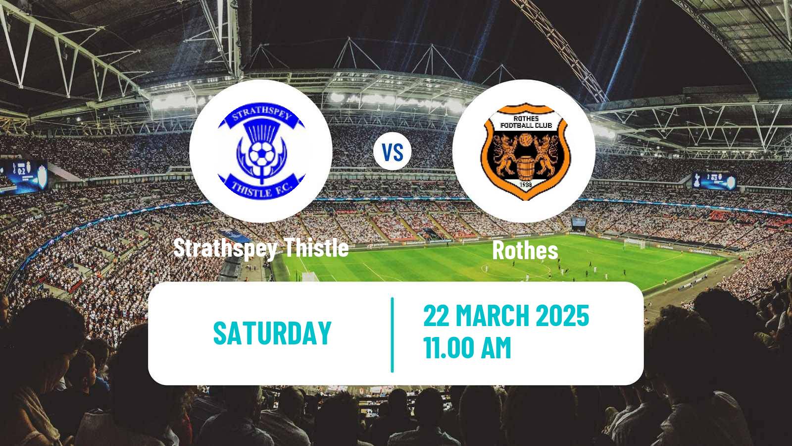 Soccer Scottish Highland League Strathspey Thistle - Rothes