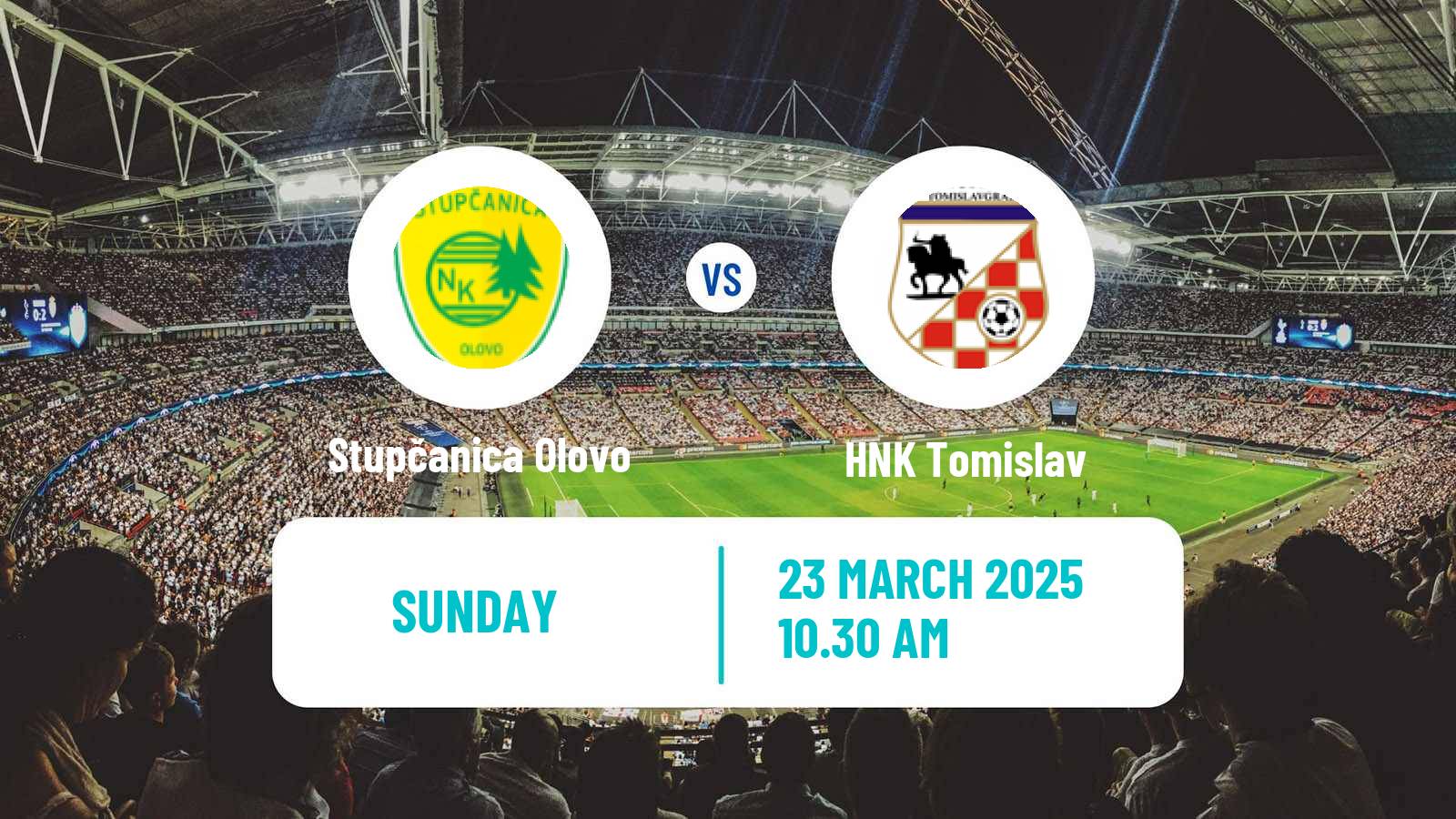 Soccer Bosnian Prva Liga FBiH Stupčanica Olovo - Tomislav