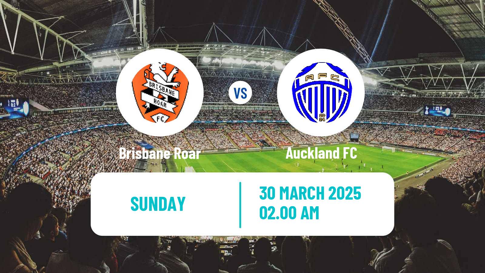 Soccer Australian A-League Brisbane Roar - Auckland FC